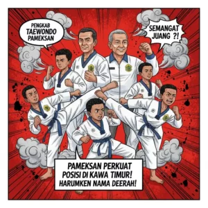 23 Atlet Taekwondo Pamekasan Siap Berlaga di Kejurprov Jatim 2025 Malang 1