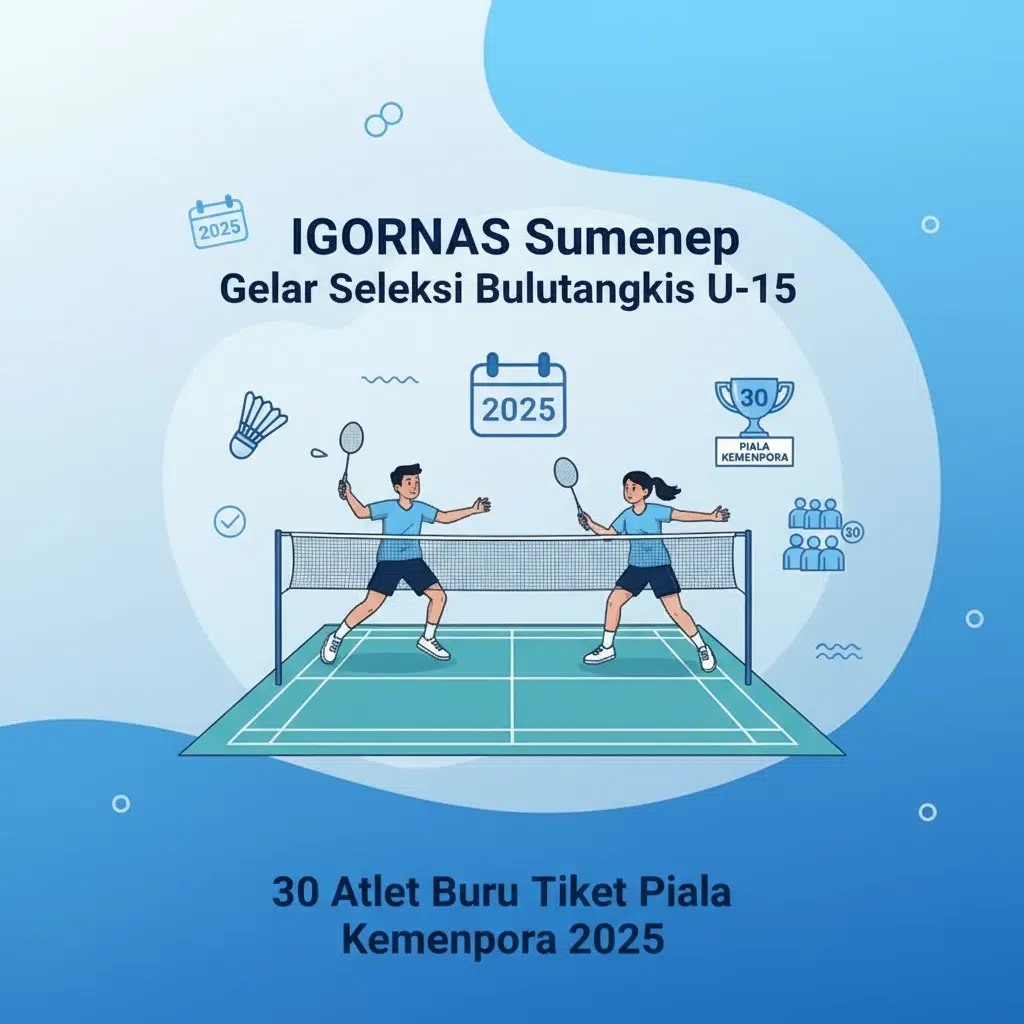 IGORNAS Sumenep Seleksi Bulutangkis U-15: Jalan ke Piala Kemenpora 2025