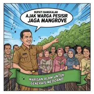 Ilustrasi Bupati Bangkalan Ajak Warga Pesisir Jaga Mangrove