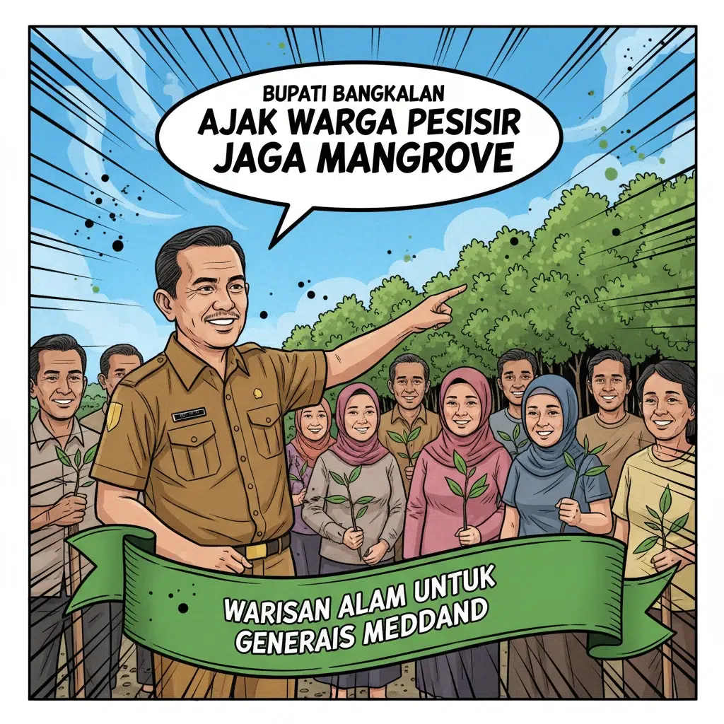 Bupati Bangkalan Ajak Warga Tolbuk & Ko’ol Jaga Mangrove untuk Generasi Mendatang