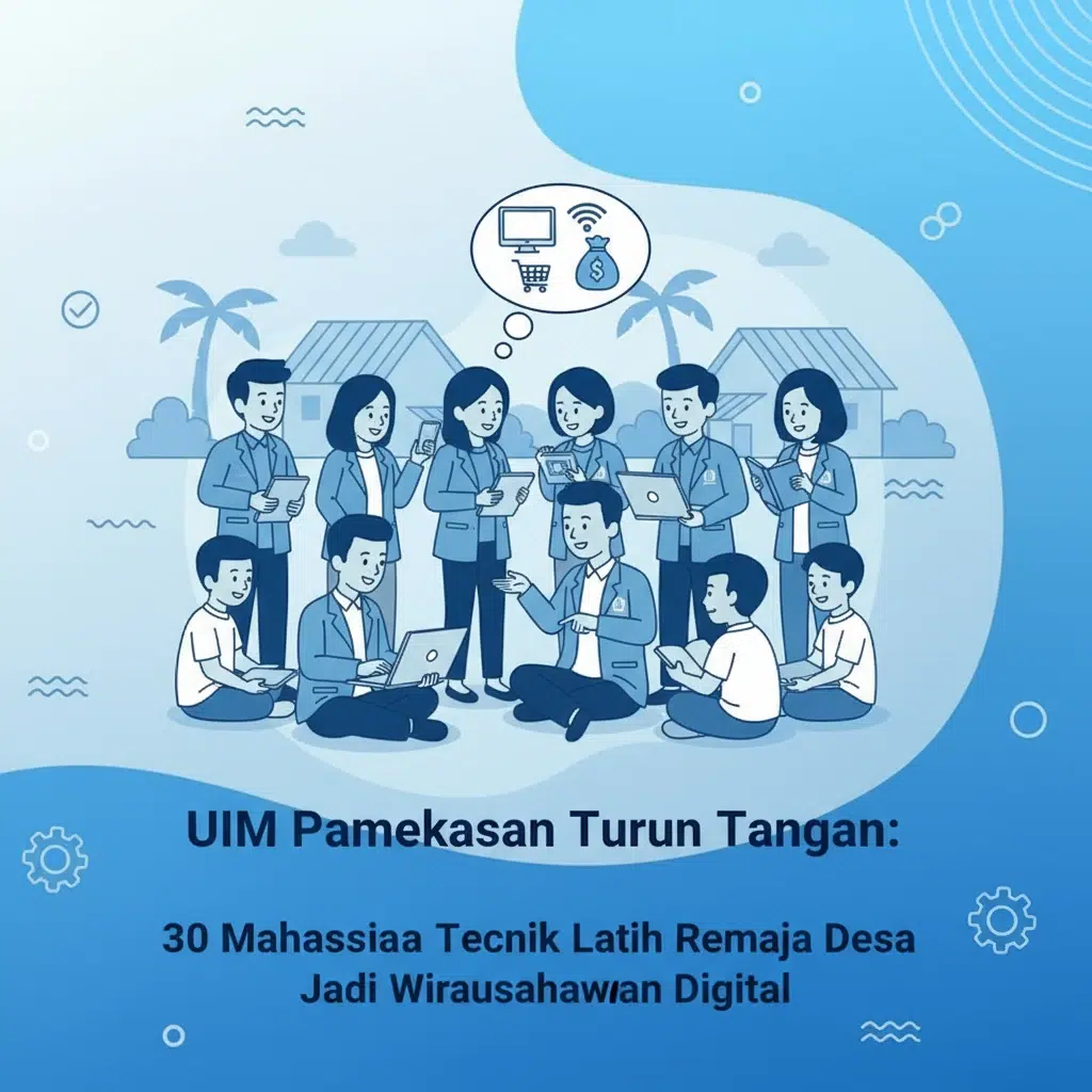 UIM Pamekasan Bekali Remaja Desa Kaduara Barat Skill Wirausaha Digital