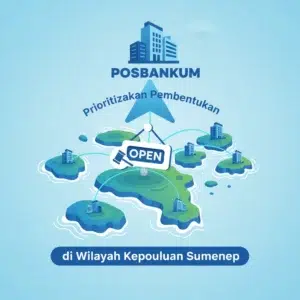 Prioritaskan Pembentukan Posbankum di Wilayah Kepulauan Sumenep