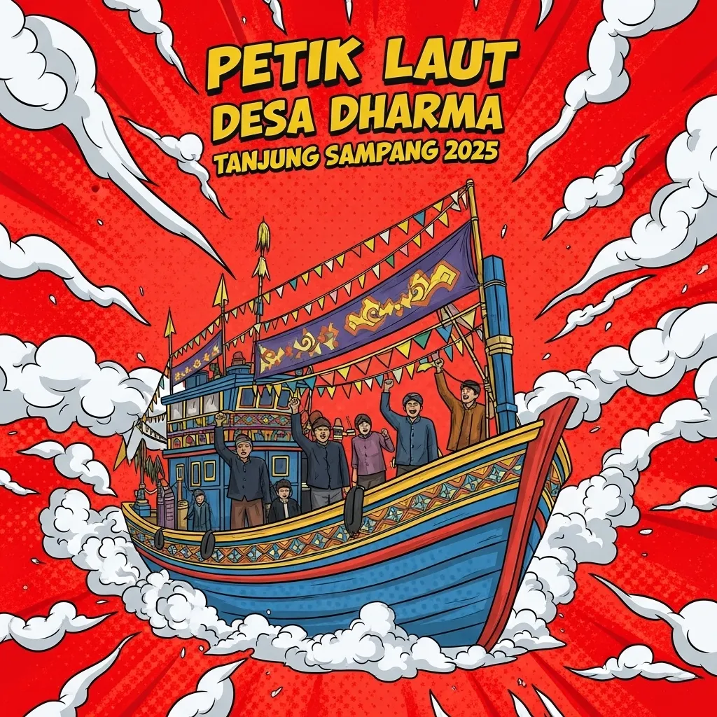 Petik Laut Desa Dharma Tanjung Sampang 2025 – Semalam di Pesisir Penuh Makna dan Kebersamaan