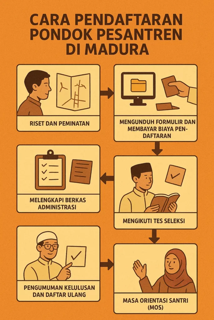 cara pendaftaran pondok pesantren di madura