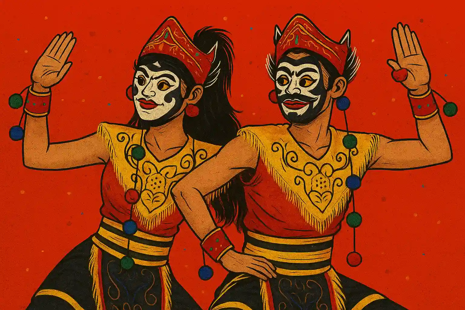 Menguak Misteri Tari Topeng Gethak: Simbol Budaya Madura yang Memukau