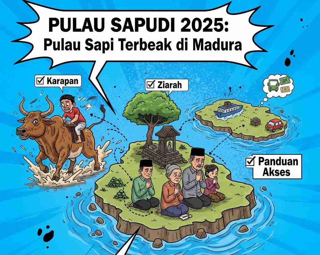 Pulau Sapudi Sumenep 2025: Panduan Wisata Pulau Sapi, Karapan Juara & Ziarah Wali