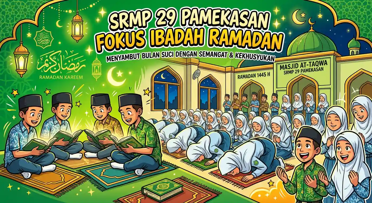 SRMP 29 Pamekasan Fokus Ibadah Ramadan 1447 H, Akademik Dikurangi