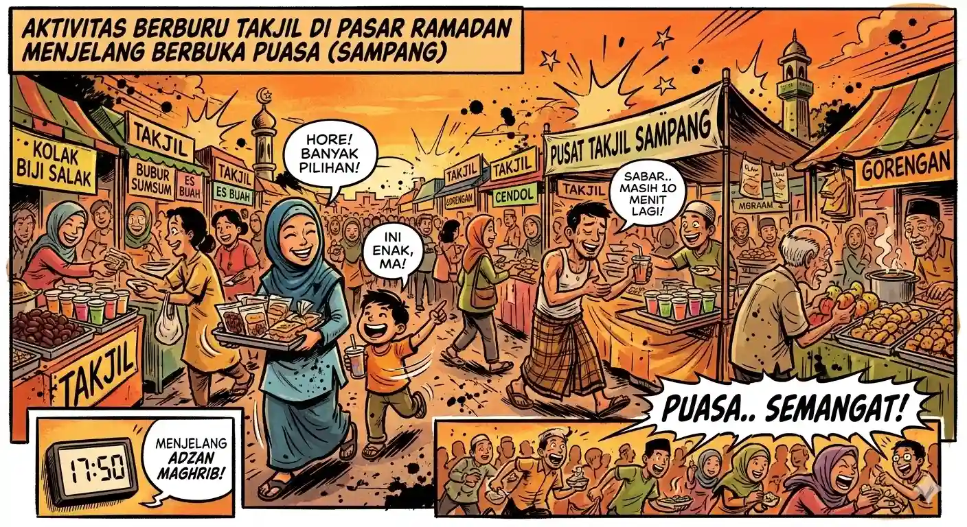 5 Tips Berburu Takjil Tanpa Macet Saat Ramadan
