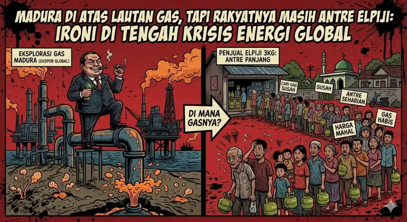 Madura di Atas Lautan Gas, tapi Rakyatnya Masih Antre Elpiji: Ironi di Tengah Krisis Energi Global