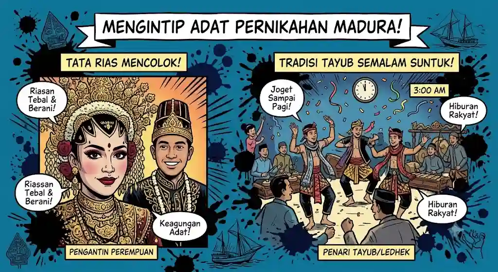 Adat Pernikahan Madura: Tata Rias hingga Tayub
